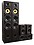 TAGA HARMONY TAV-506 540W 5.0 Channel Wired Speaker Systems - Black image 1