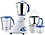Preethi Blue Leaf Platinum MG 139 mixer grinder, 750 watt, White, 4 jars - Super Extractor juicer Jar & Storage Air-Tight Container, FBT motor with 5yr Warranty & Lifelong Free Service, Standard image 1