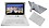 ACM USB Keyboard Case Compatible with Iball Slide Q1035 Tablet Cover Stand Study Gaming Direct Plug & Play - White image 1