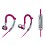 Philips SHQ3305PK/27 ActionFit Sports Headphones with Mic, Pink image 1