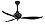 ANEMOS Dragonfly BK Ceiling Fan, Oil Rubbed Bronze, 16 x 52 IN image 1
