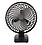 MAKE INDIA/ BE INDIAN-BUY INDIAN/ Cutie Air Wall Cum Table Fan with Powerful High 3 Speed Motor 100 Percent Copper Winding Motor 9 inch with 1 Season AVA252, BLACK image 1