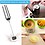 KRAAFTAR Electric Milk Frother Drink Foamer Whisk Mixer Stirrer Coffee Stainless image 1