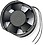 Vendoz AC Medium Kitchen Exhaust Aluminium Fan, 6" inches (17x15x5 cm), Oval Shape, Black image 1