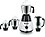 SilentPowerSunmeet Black-Red Color 800Watts Mixer Juicer Grinder with 3 Jar (1 Large Jar, 1 Medium Jar and 1 Chuntey Jar) Make in India image 1