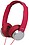 Panasonic RP-HXD3WE-R Headphone with Mic (Red) image 1