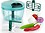 Handy Mini Plastic Chopper Vegetable Cutter with 3 Blades and Pull Handle Fruit Cutter Fruit Chopper Chilly Chopper Onion Cutter, Set of 1, Green Vegetable & Fruit Chopper (1) image 1