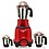 Rotomix BUTRSA21 600-Watt Mixer Grinder with 3 Jars (1 Wet Jar, 1 Dry Jar and 1 Chutney Jar) - Red.Make in India (ISI Certified) SA21 RL19 image 1