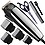 Electric Hair Clipper Titanium Ceramic Knife Head With 4 Different Length of Adapters Hair Trimmer For Men image 1