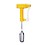 CLASSY TOUCH Non-Electrical ABS Plastic and Stainless Steel Blades Hand Blender (Yellow and White) image 1
