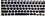 SCM chiclet for Mac 11.6 inch Laptop Keyboard -Black image 1