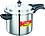 Prestige Deluxe Alpha Outer Lid Stainless Steel Deep Pan Pressure Cooker, 5 Litres, Silver image 1