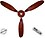Superfan SUPER X1 Treeze Dark Teak 1200mm (48") Super Energy Efficient 35W BLDC Ceiling Fan With Remote Control - 5 Star Rated image 1