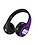 Macmerise Wireless Bluetooth Headphones with Mic Noise Isolation FMAUX Connectivity Micro SD Card Call and Music Controls Delhi Daredevils DD Motto Wordart image 1