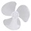 VS Plast Fan Blade For Pedestal Fan And Table Fan Of 400 mm Sweep(Transparent) image 1