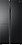 Haier 628 Litres Side By Side Refrigerator with Convertible Magic Zone, Expert Inverter Technology (HRT-683KS, Black Steel) image 1