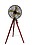 Nayra Antique Collection Introduce this full brass black Antique Fan, Floor Fan With Wooden Tripod image 1
