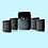 TEQMO HT3001 5 W Bluetooth Home Audio Speaker  (Black, 5.1 Channel) image 1