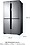 Samsung RF60J9090SL/TL Frost-free Side-by-Side Refrigerator (680 Ltrs Stainless Steel) image 1