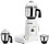 Rotomix Roto 600 Lancer MG16 30 600 W Mixer Grinder (4 Jars, White) image 1