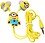 Happoz One Eye Minion Bluetooth without Mic Headset  (Multicolor, In the Ear) image 1