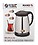 Orbit Nano X 1000 Watts Double Layer Stainless Steel Body Electric Kettle (1.2 Litre, Black & Silver) image 1