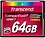 Transcend 64GB 800X Compact Flash Card (TS64GCF800) image 1