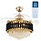 oltao Gracy Smart Chandelier Fan with Alexa/Google Home competiblity, BLDC Motor, Summer Winter Mode, Dimmable LED Light, Remote & Mobile App Control image 1