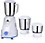Athots Foster Pro Powerful Hybrid 100% Copper Motor 550-Watt Mixer Grinder with 3 Jars | Liquidizing and Chutney Jar, Stainless Steel blades | 3 Speed Options with 1 Year Warranty (Sky Blue, White) image 1