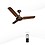 OCECO Magnico Plus 900mm Brown Metallic Finished Ceiling Fan with BLDC Motor Remote Control Indoor and Outdoor 5-Star Energy Rating Saves Upto 65% Energy with 3-Year Warranty image 1