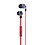 Skullcandy Smokin Bud 2 S2PGGY-391 In Ear Earphones with Mic (Red and Blue) With Mic image 1