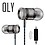 Oly Audio X15 In Ear Headphones with Mic - Gunmetal Grey image 1