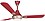 Luminous 1200MM Lumaire Underlight Ceiling Fan-Wine Red with Remote image 1