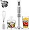 Inkbird Hand Blender 4-In-1 Stainless Steel Stem With Chopper&Whisk 6-Speed Immersion Stick Blender 500W Food Grinder Container Smoothie Maker For Infant Puree Meat Vegetable Egg Sauce,500 Watt_hours image 1