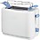 Shrih SH - 02593 800 W Pop Up Toaster  (White) image 1