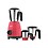 Powerful Mixer Grinder, Red Colour for Kitchen use image 1