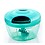 Shivay Traders New Handy Plastic Chopper 3-in-1-Cutter, Three Double Edged Blades for Fast Chopping, Cutting (Green, 350 ml) image 1