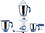 Preethi Blue Leaf Silver, MG-149, 600 Watt, 3 Jars, Grind & Store Jar, 2 Years Product Warranty, Life Long Free Service image 1