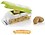 Novelty Store Vegetables and Fruits Multi-Functional Cutter Chopper Chips Master with 2 Stainless Steel Blades (Green) image 1