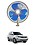 RKPSP 6Inch/12V Portable Oscillating Car/Truck/Bus Fan For Safari Storme image 1