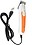 Painless 301 Electric and Easy to use Hair Trimmer, Runtime - 45 min, Trimmer for Men & Women (White, Orange) image 1