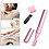 Maxed Ladies Portable Face Body Hair Electric Eyebrow Blade Trimmer Shaver Razor Remover-Pink image 1