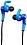 Audio-Technica Sonic Fuel ATHCKX7ISBL in-Ear Headphones (Blue) for with in-Line Mic and Control image 1