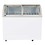 Haier HCF-300GHCM 300 Ltr Curved Glass Top Freezer with Normal Basket, White image 1