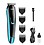 VGR V-183 Professional Rechargeable Cordless Electric Hair Clippers Trimmer Haircutting Kit with 4 Guide Combs for Men (3, 6, 9, 12 mm, Blue) image 1
