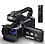 LEQTRONIQ 4K HD Auto Focus Camera with 48MP 30FPS 18X Digital Zoom, Red image 1