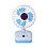 Prime Adjustable Head Rechargeable High Speed Table Desk Fan with LED Light for Home, Office and Kitchen Use Pack Of 1 (Random Color) image 1