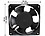 STANDAR control Aluminum Exhaust Fan (4 inch, Black) image 1