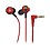 Audio-Technica Core Bass ATH-COR150RD in-Ear Headphones (Red) image 1