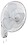 ORIENT Electric Wall-45 400mm Wall Fan (Crystal White) image 1
